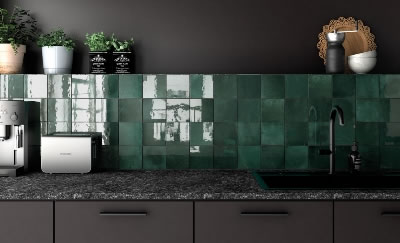 kitchen splashback colours Sydney tiles